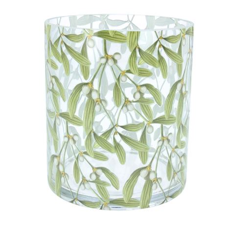 Large Glass Night Light - Mistletoe LAST ONE!