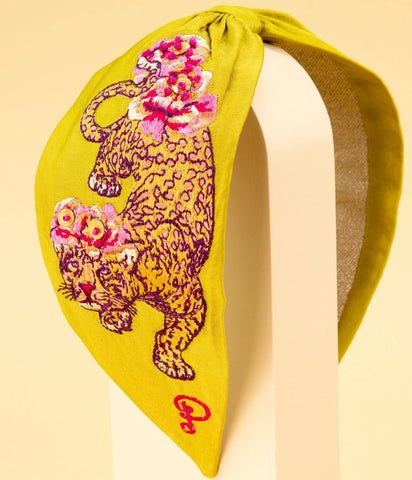 Climbing Leopard Hairband