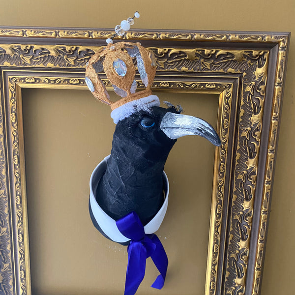 Rook with Gold Crown by Joanna Coupland