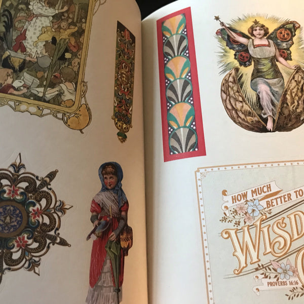 Antiquarian sticker Book