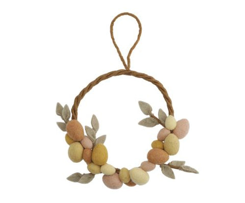 Easter Felt Wreath